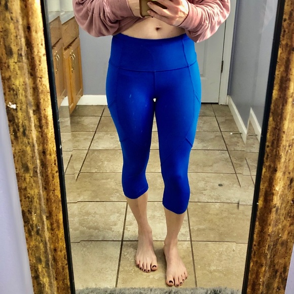 royal blue lulu leggings
